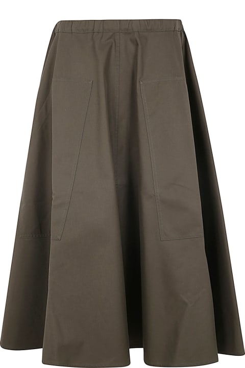 Sofie d'Hoore Clothing for Women Sofie d'Hoore Wide Midi Skirt With Big Patched Pockets