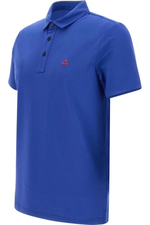 Peuterey Clothing for Men Peuterey "mezzola" Cotton And Silk Polo Shirt
