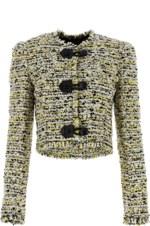 Fleeces & Tracksuits for Women Isabel Marant Multicolor Stretch Tweed Blazer