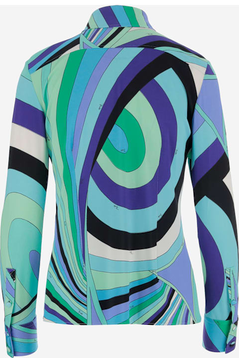 Pucci for Women Pucci Viscose Mixed Shirt With Iride Print