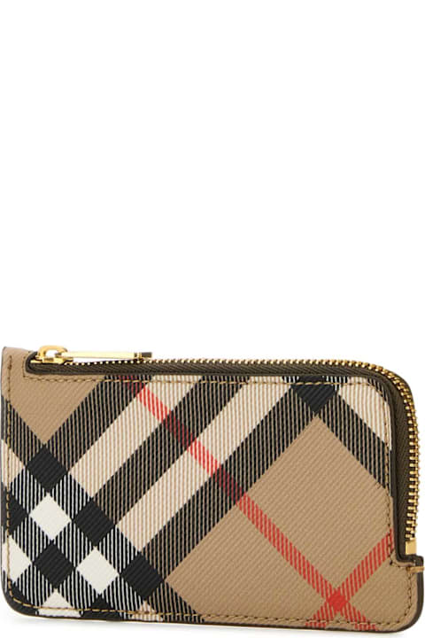 Burberry Wallets for Women Burberry Printed E-canvas Card Holder