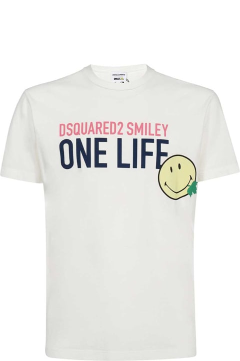Dsquared2 Topwear for Men Dsquared2 Cotton Crew-neck T-shirt