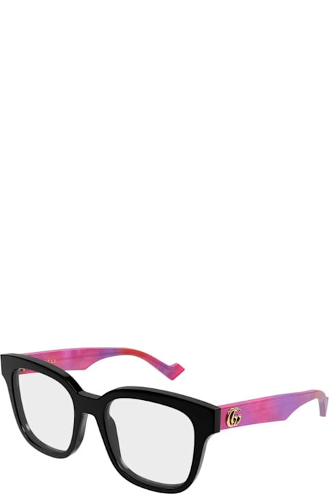 Gucci Eyewear for Kids Gucci Eyewear Gucci Gg0958o Linea Emblem 016 Black Havana Pink Glasses