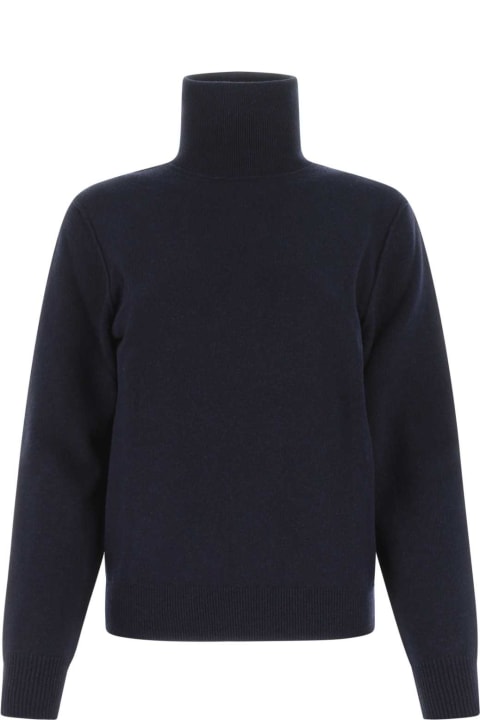 Clothing for Women Maison Margiela Midnight Blue Cashmere Sweater