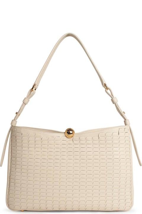 Furla for Men Furla Cream Leather Large 'sfera Soft' Bag