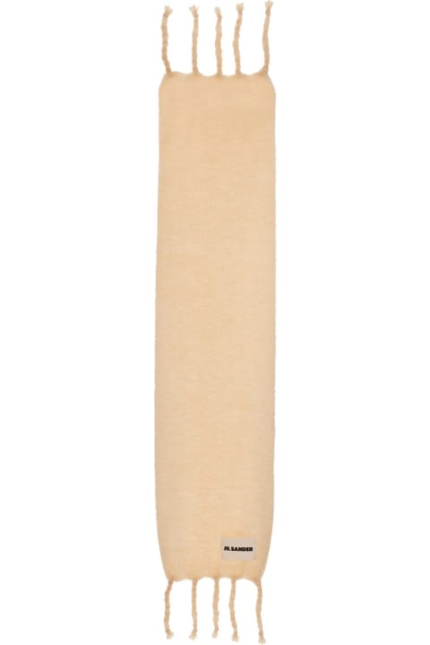 Jil Sander Scarves & Wraps for Women Jil Sander Long Scarf With Logo