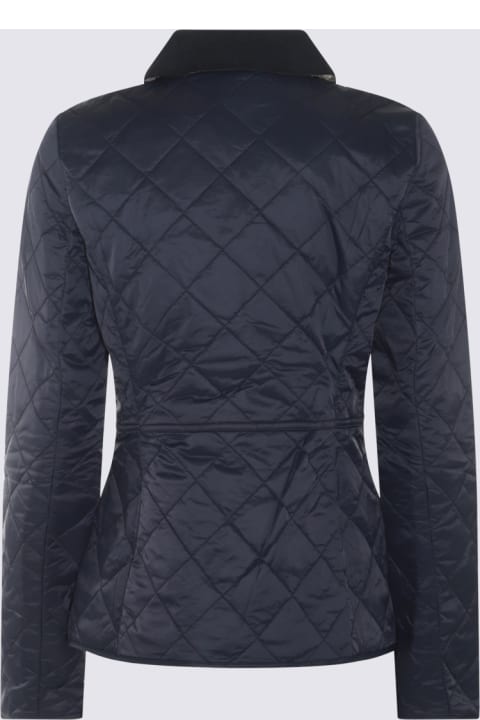 Fashion for Women Barbour Navy Blue Down Jacket