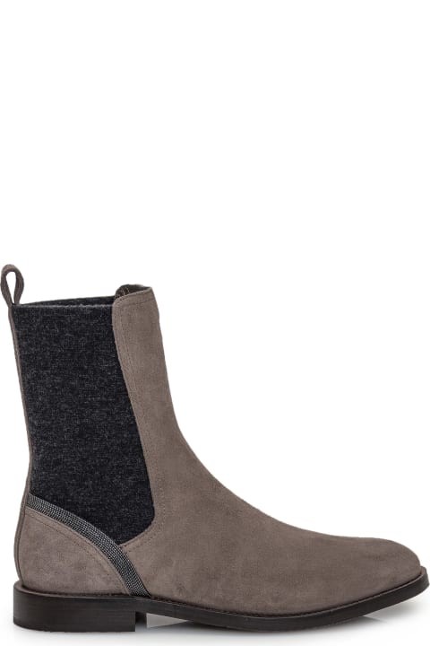 Boots for Women Brunello Cucinelli Suede Boot