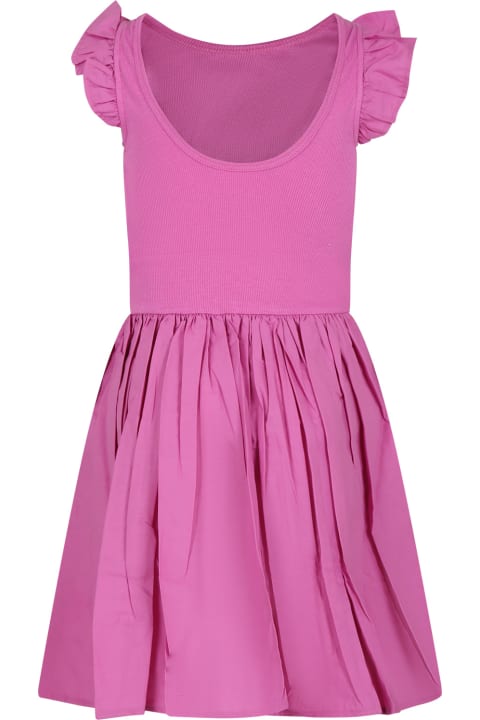 Dresses for Girls Molo Casual Fuchsia Dres For Girl