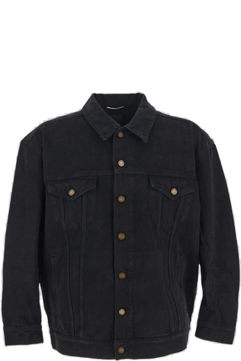 Saint Laurent for Men Saint Laurent Oversized Long-sleeved Jacket