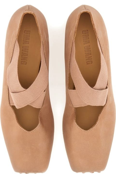 Uma Wang Leather Ballerina