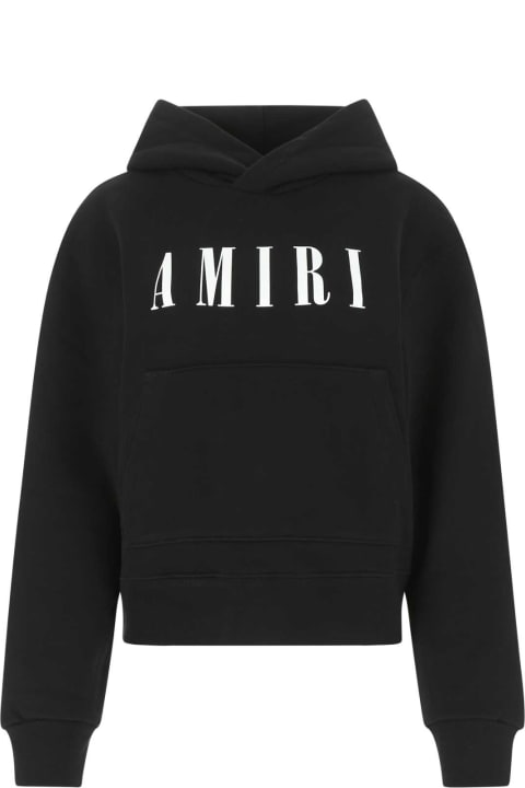 Fleeces & Tracksuits for Women AMIRI Black Cotton Oversize Sweatshirt