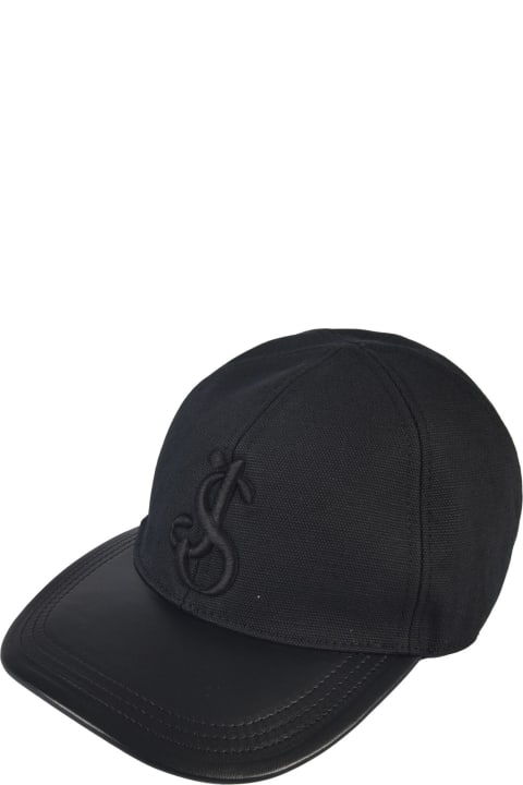 Hats for Women Jil Sander Embroidered Logo Cap