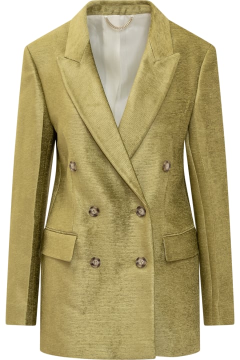 Victoria Beckham Coats & Jackets for Women Victoria Beckham Velvet Blazer