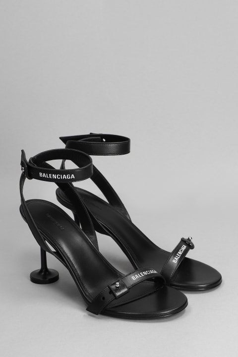 Afterhour Sand 90 Sandals In Black Leather