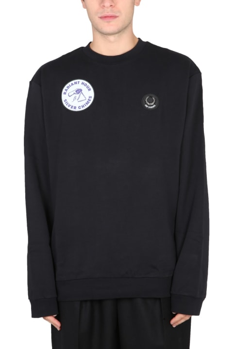 Fred Perry by Raf Simons Clothing for Men Fred Perry by Raf Simons Sweatshirt With Patch