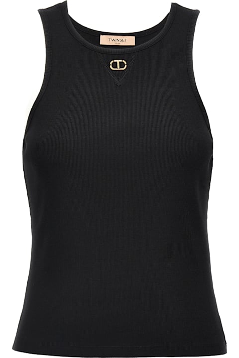 TwinSet for Women TwinSet 'oval T' Tank Top