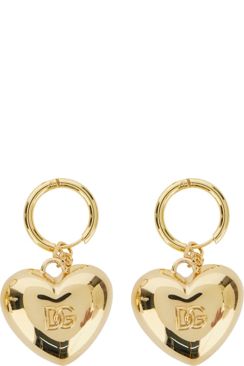 Dolce & Gabbana Earrings for Women Dolce & Gabbana Heart Bijoux