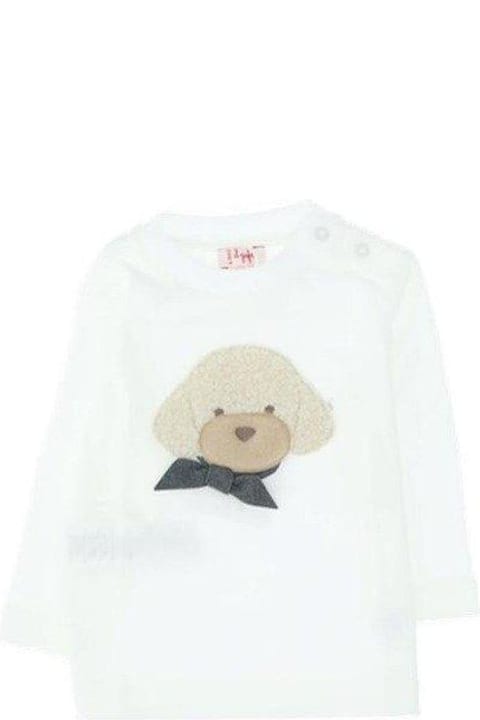 Il Gufo T-Shirts & Polo Shirts for Baby Boys Il Gufo Poodle Detailed Teddy Fleece T-shirt