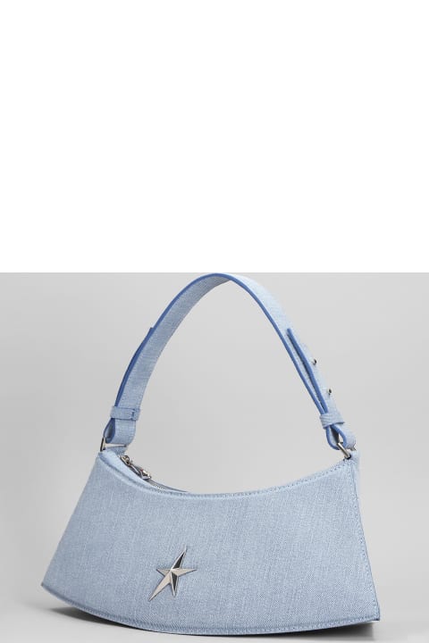 Bags for Women Mugler Shoulder Bag In Blue Denim