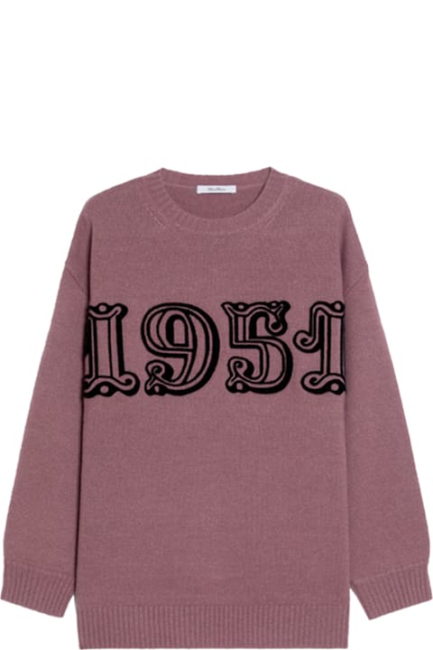 Max Mara سترات لـ السيدات Max Mara Crewneck Long-sleeved Jumper