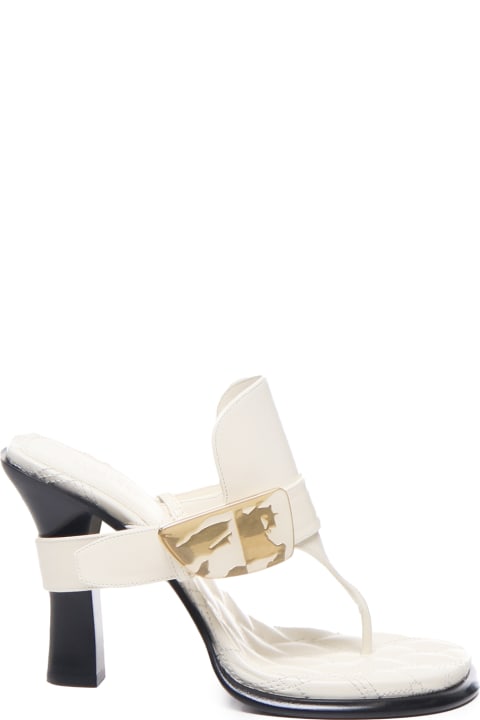 أدوات منزلية Burberry Bay Leather Sandals