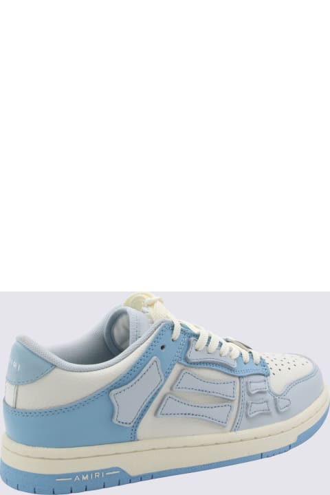 Sneakers for Women AMIRI Light Blue Leather Sneakers