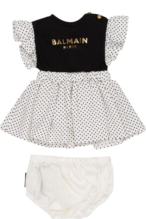ベビーボーイズ Balmainのボディスーツ＆セットアップ Balmain Dresses With Logo