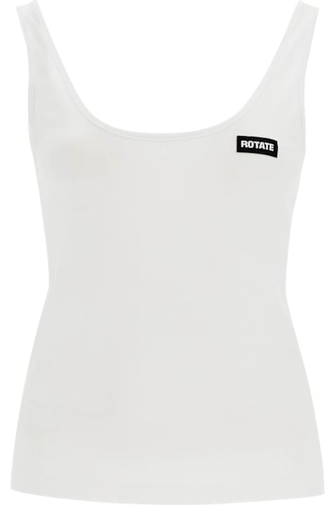 أدوات منزلية Rotate by Birger Christensen White Recycled Cotton Top