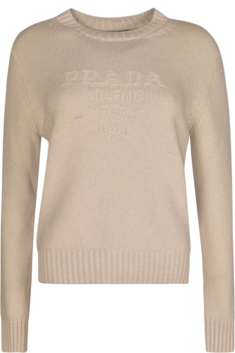 Prada Clothing for Women Prada Logo Knit Sweater