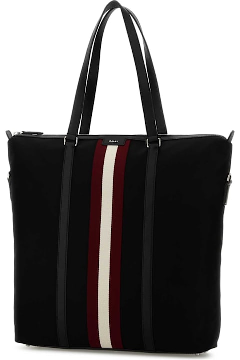 Bally Bags for Men Bally Black Canvas Shopping Bag