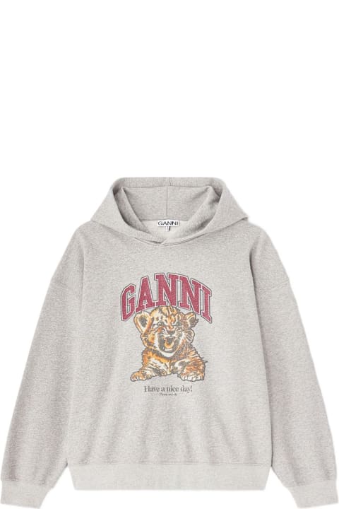 Homeware Ganni Margot Kitty Organic Cotton Hoodie