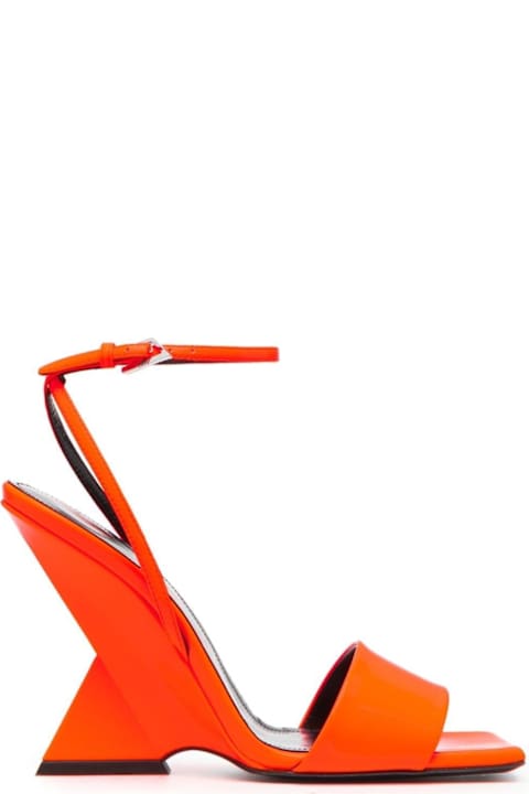 Homeware The Attico Cheope Synthetic Patent Sandals