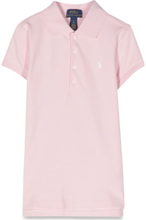 Topwear for Girls Polo Ralph Lauren Ss Polo Shir-tops-knit