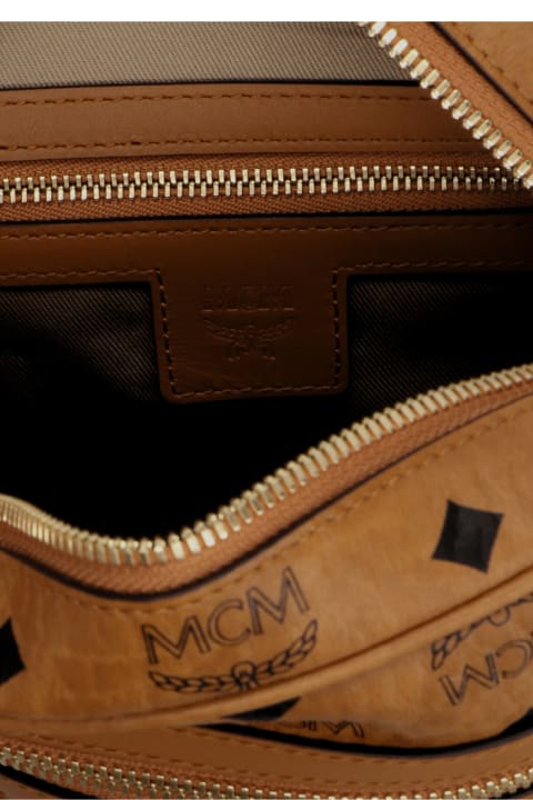 MCM Kl Visetos Crossbody Bags in Brown for Men