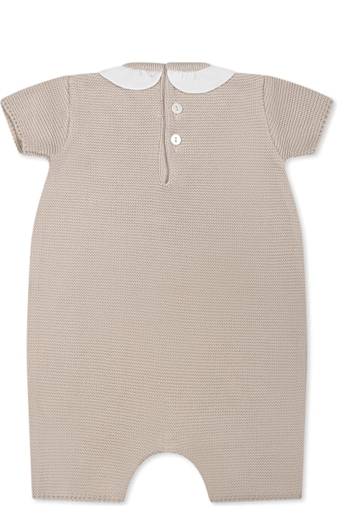 Homeware Little Bear Beige Romper For Baby Girl