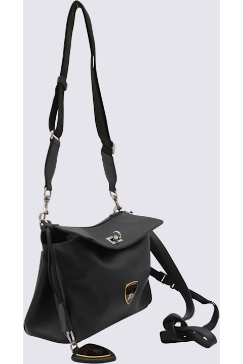 أدوات منزلية Balenciaga Black Leather Lamborghini Rodeo Shoulder Bag