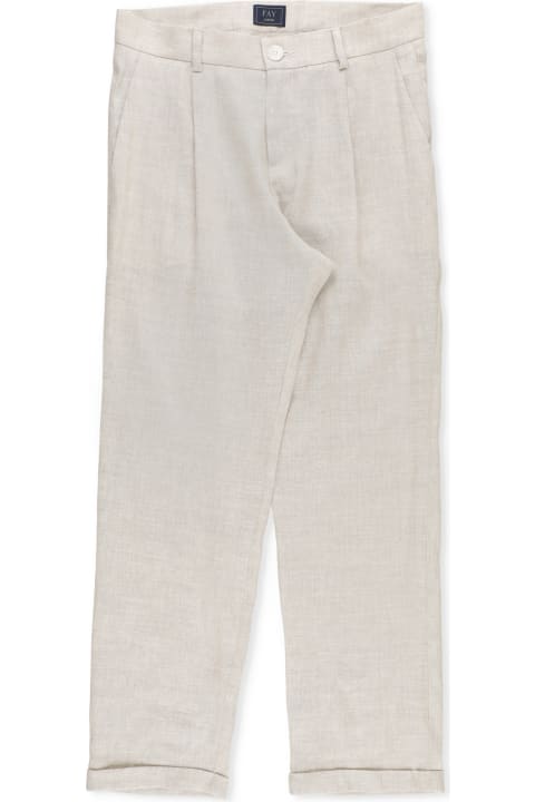 Sale for Kids Fay Linen Trousers
