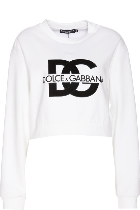 Dolce & Gabbana Fleeces & Tracksuits for Women Dolce & Gabbana Dg Logo Sweatshirt