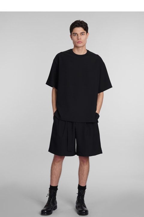 Attachment Clothing for Men Attachment Shorts In Black Polyester
