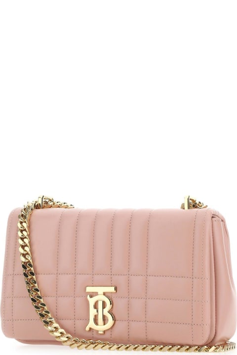 ウィメンズ Burberryのバッグ Burberry Pink Nappa Leather Small Lola Shoulder Bag