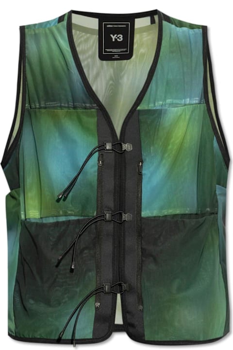 Y-3 for Kids Y-3 All-over Printed Mesh Vest