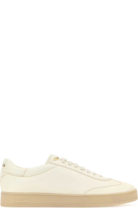 أدوات منزلية Church's Ivory Leather Largs 2 Sneakers