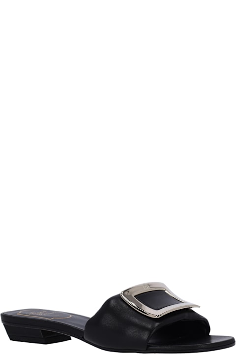 Roger Vivier Lamb Leather Sandals