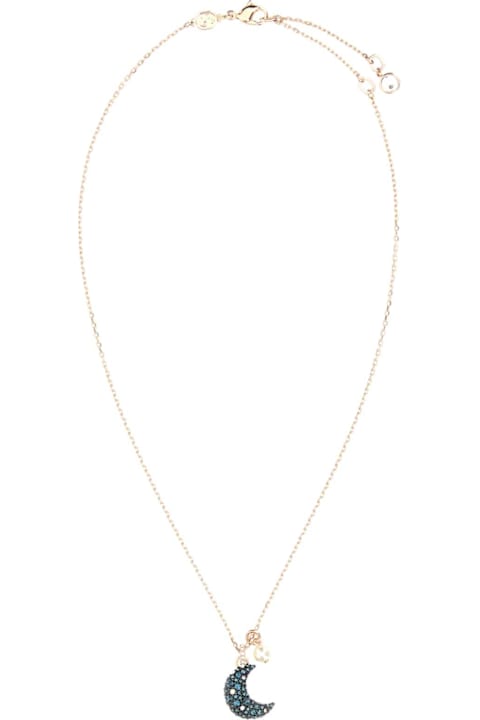 Swarovski for Men Swarovski Gold Metal Luna Necklace