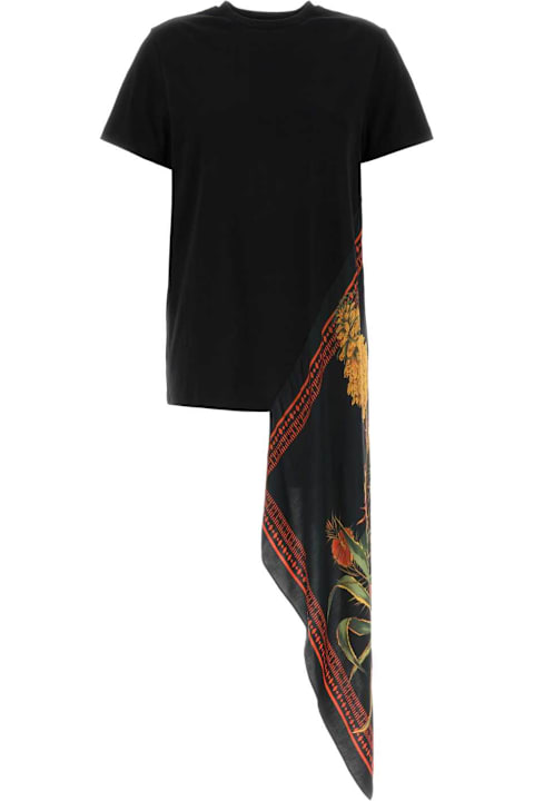 Blumarine لـ Men Blumarine Black Cotton T-shirt