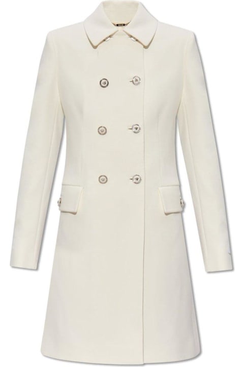 Versace Coats & Jackets for Women Versace Double-breasted Coat