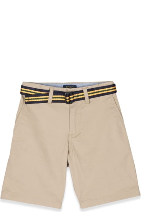Bottoms for Boys Polo Ralph Lauren Shrt-shorts-flatfront