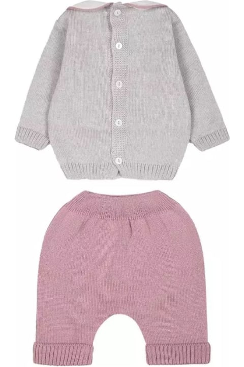 Bodysuits & Sets for Baby Girls Little Bear Little Bear Dresses Grey