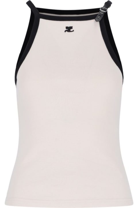 Courrèges Topwear for Women Courrèges Logo Tank Top